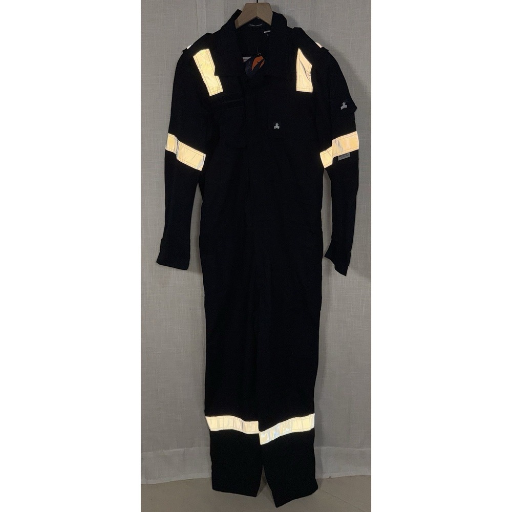 NEW Scandia Scantropic Reflect Reflective Navy Blue Suit Size M Coveralls